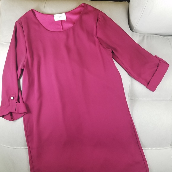 Everly Dresses & Skirts - Anthropologie Everly Roll Tab Sleeve Shift Dress